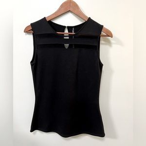Karen Millen Black women’s sleeveless top Size 6 NWT